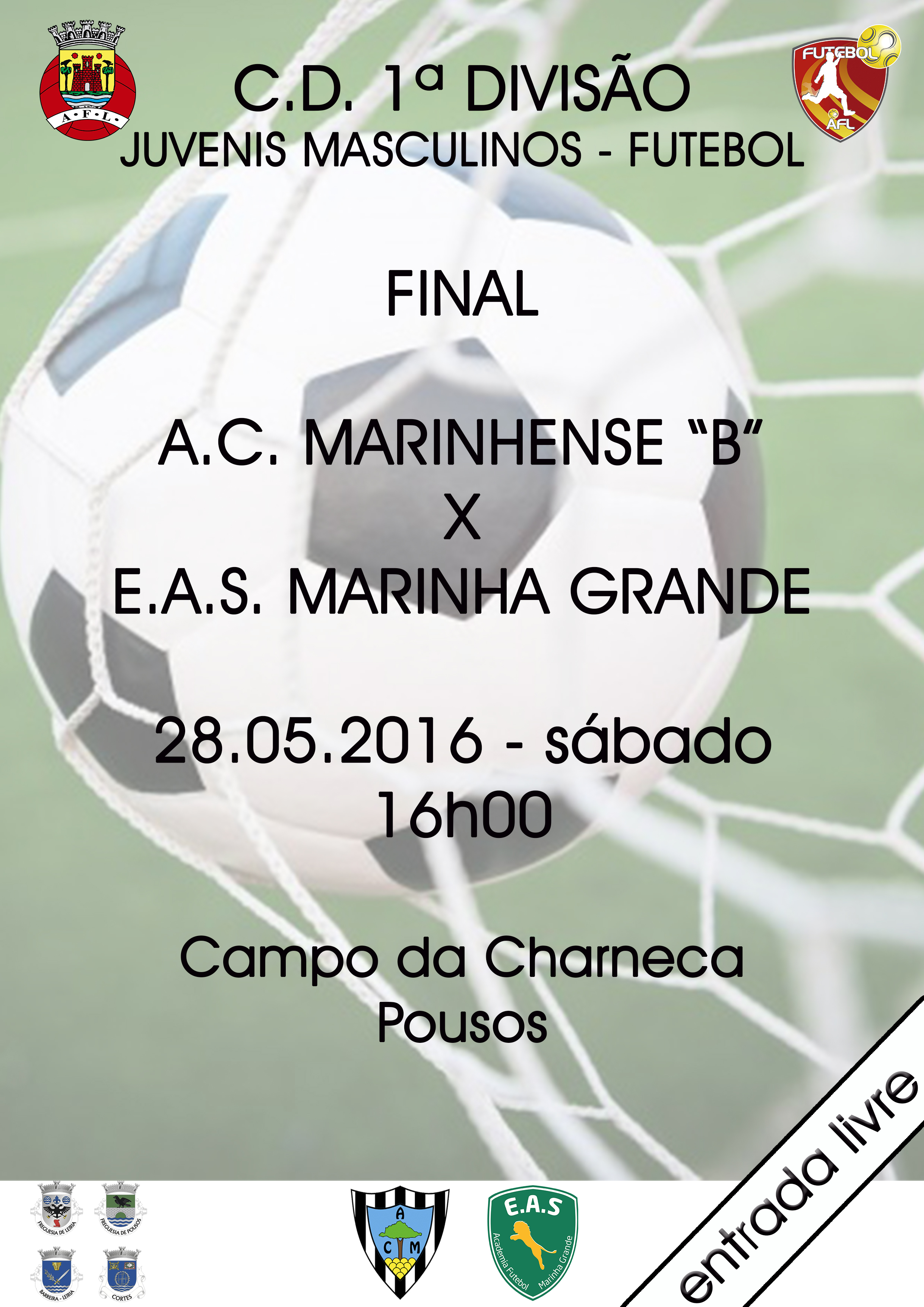 Final do C.D. 1ª Divisão – Juvenis Masculinos – Futebol