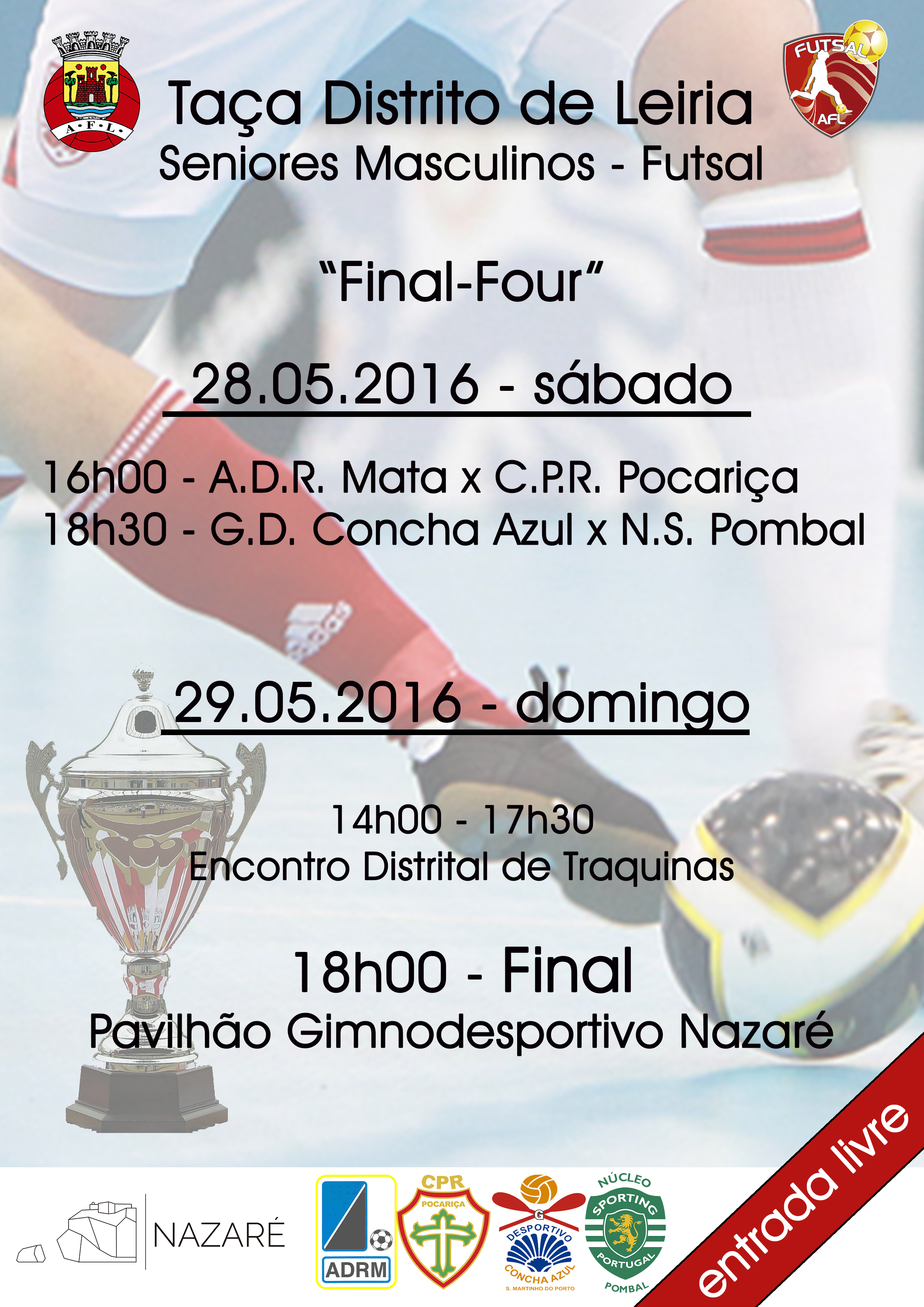 “Final Four” da Taça Distrito de Leiria de Seniores Masculinos – Futsal 