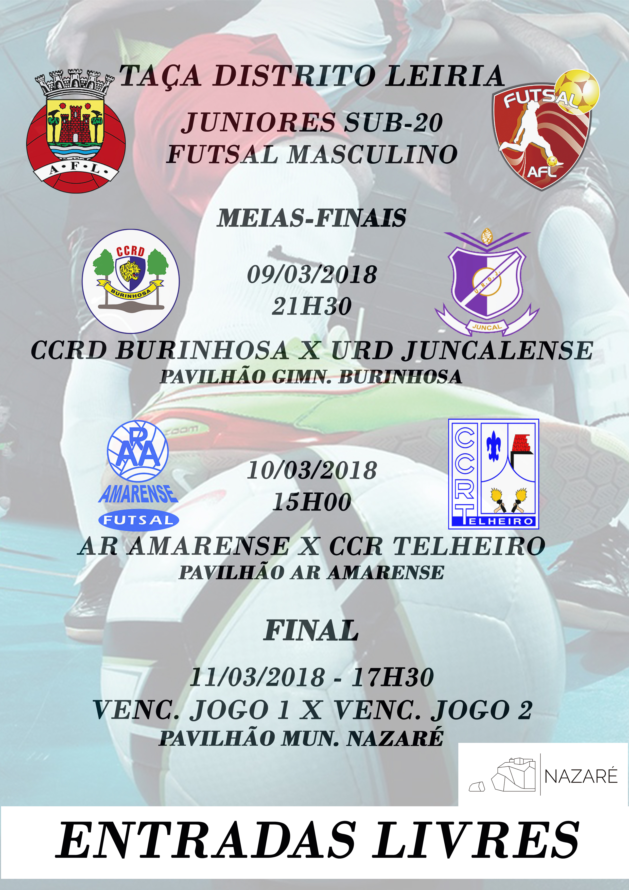 Taça Distrito de Leiria de Juniores Sub-20 Masculinos - Futsal