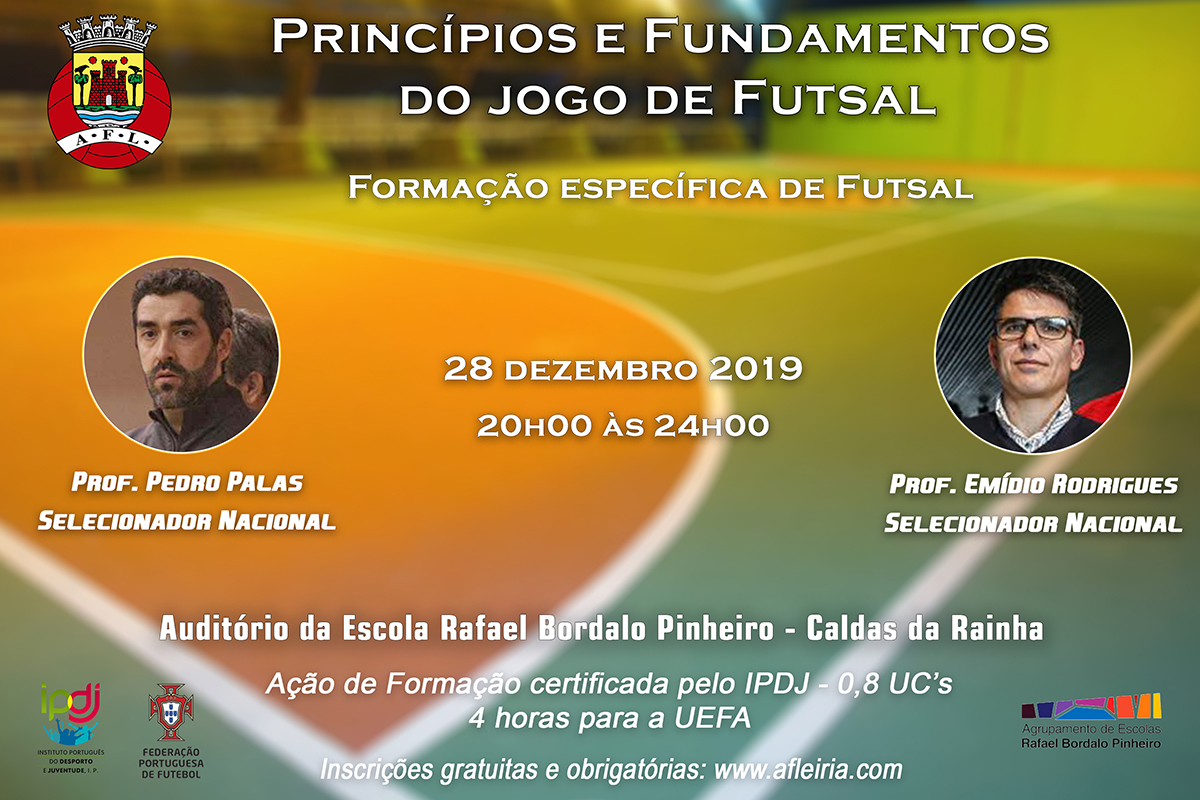 Formação específica - Princípios e fundamentos do jogo de Futsal
