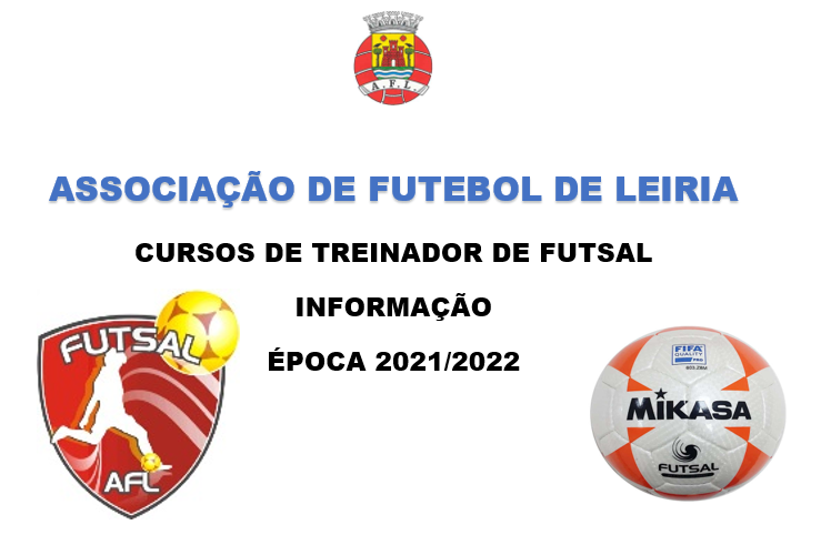 Informação para Pré-Inscrições nos Cursos de Treinador de Futsal 