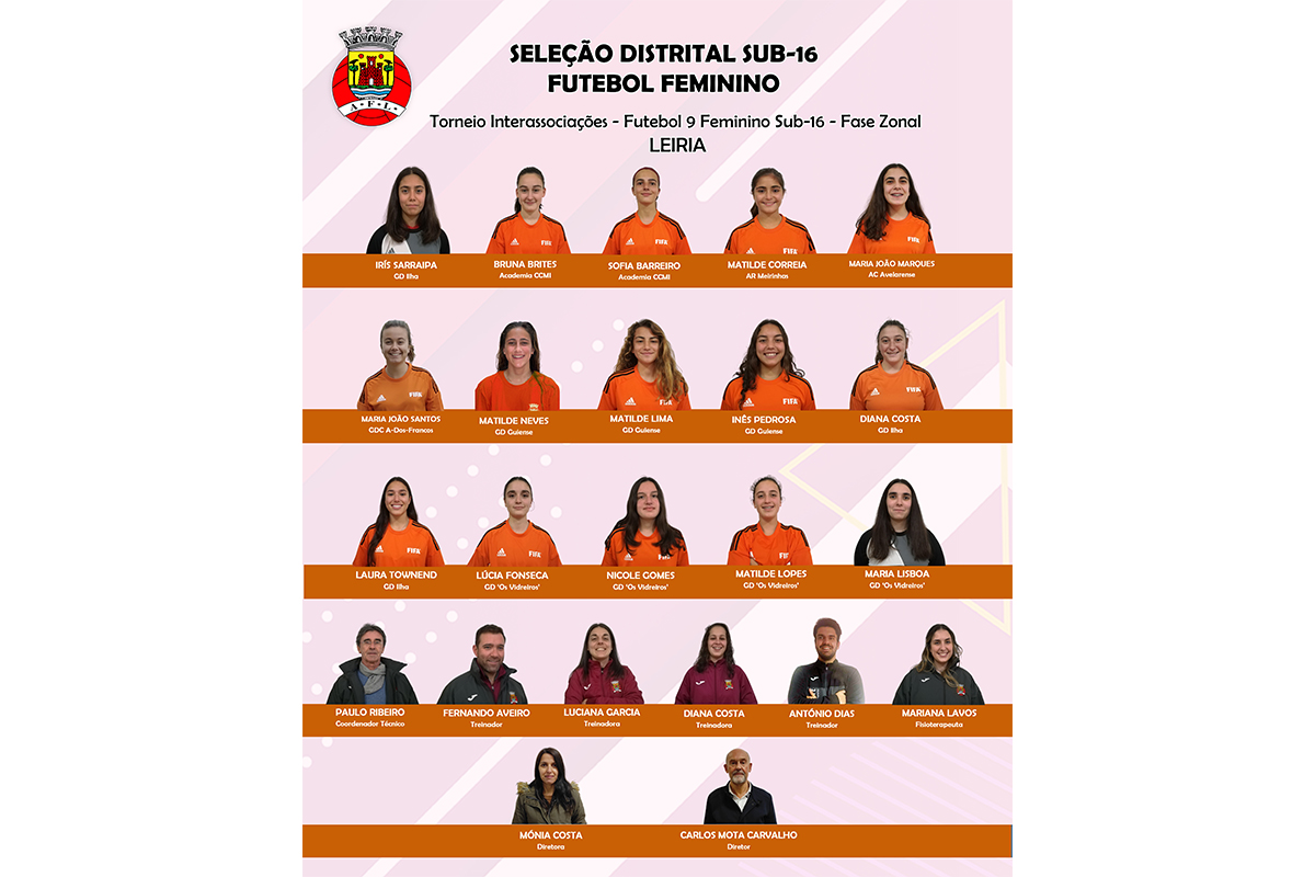 Convocatória Sub/16 - Futebol Feminino